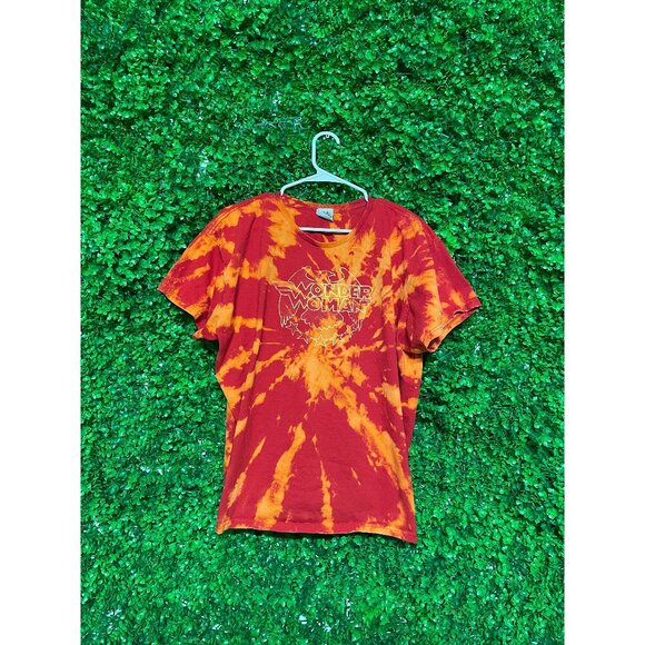 Other - Vintage Acid Wash Wonder Woman Logo T-shirt, Adult Mens XXL, Reworked apparel, M